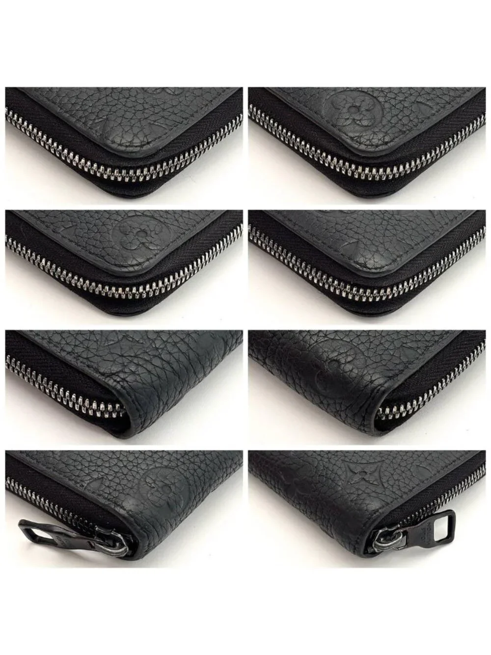 Louis Vuitton Wallet Monogram Taurillon Black Zippy